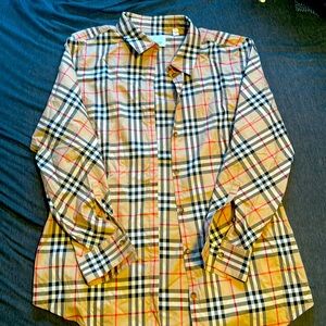 Womens Burberry button down